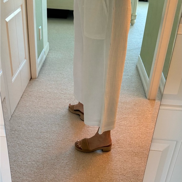 Splendid Cropped White Wide-Leg Pants S - Picture 11 of 12